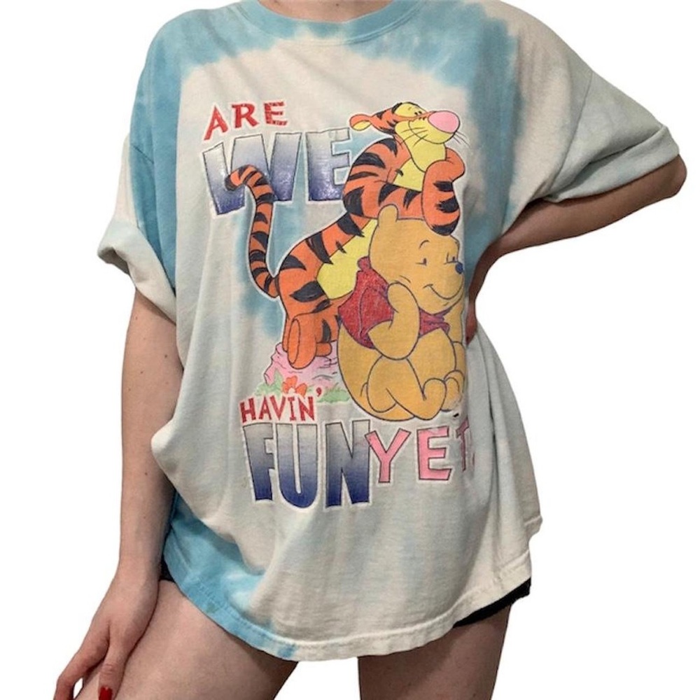 Vintage 90’s Pooh and Tigger Tie Dye Tee